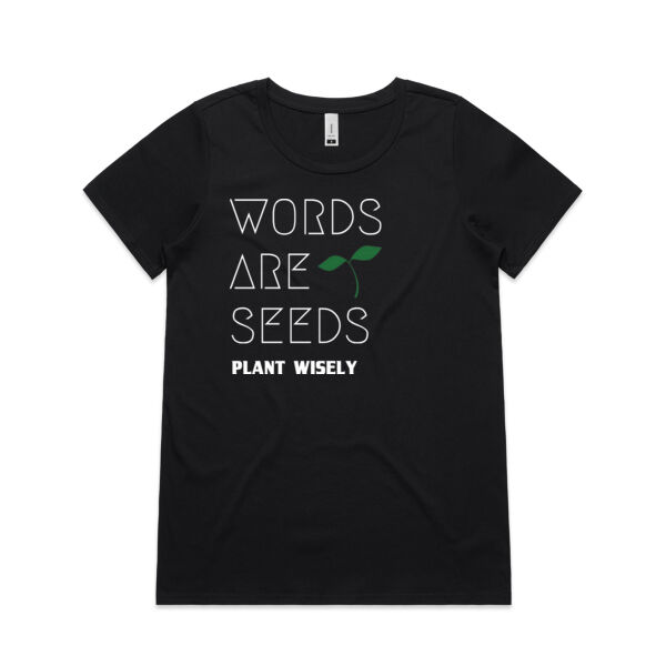 Words Are Seeds | Basic Tee Thumbnail
